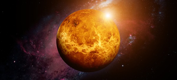 the planet venus in the sky